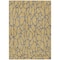 Homeroots 9' X 12' Gold And Gray Geometric Washable Indoor Outdoor Area Rug 599194 - alternate 4