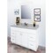 Craftmark Shaker Retreat Wht 48'' Wx34'' Hx21''D Vanity Base without Top 2 Door/4 Drawer SR4821D - alternate 6