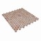 Apollo Tile Lucenza 12x12 in. Taupe Matte Recycled Glass Penny Round Mosaic Tile (10.56 sq ft/case) 12PK APLGIO88CALPENA - alternate 3