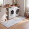 Jonathan Y Leila Moroccan Diamond Trellis Non-Slip Machine-Washable Ivory/Gray 2 ft. x 8 ft. Runner Rug CMR101B-28 - alternate 4