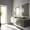 Vigo Donatello Golden Green Glass 22 in. L x 15 in. W x 5 in. H Rectangular Vessel Bathroom Sink VG07045 - alternate 3
