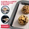 Bakken- Swiss BAKKEN 3-Piece Nonstick Cookie Pan Set, Stackable, Carbon Steel, Oven Safe, 450 DegF, Gray BAKBKGRY33 - alternate 4
