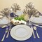 Smarty Had A Party 9" White with Gold Edge Rim Plastic Buffet Plates (120 Plates), 120PK 119G-CASE - alternate 5