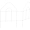 Best Garden 8 Ft. White Galvanized Wire Folding Fence 718272 - alternate 2