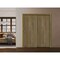 Sartodoors Sliding Closet Bypass Doors 36 x 84 inches, BASIC 3001 Antique Oak, Rails Hardware Set, Wood Soli BASIC3001DBD-OANTI-3684 - alternate 4