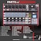 Pyle Pyle Professional Wireless DJ Audio Mixer, 8-Channel Bluetooth, USB, 6 Mic Inputs, 48V Phantom Power PMX848BT - alternate 2