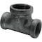 Southland 1 In. x 1 In. x 1/2 In. Reducing Malleable Black Iron Tee 520-753HN - alternate 2