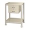 Pucel Utility Table, Two Shelf with 2 Drawers, 23 in W x 24 in D x 31 in H, Gray TU-2324-2-2D-C5 - alternate 1