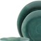 Homeroots Green Sixteen Piece Ceramic Service For Four Dinnerware Set 534540 - alternate 5