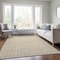 Homeroots 10' X 14' Gold And Ivory Geometric Washable Indoor Outdoor Area Rug 614748 - alternate 5