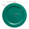 Smarty Had A Party 7.5" Solid Green Holiday Round Disposable Plastic Appetizer/Salad Plates (120 Plates), 120PK 117GR-CASE - alternate 6
