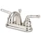 Boston Harbor Lavatory Faucet, 1.5 gpm, 2-Faucet Handle, Brass, Nickel Plated, Lever Handle JY-4233BN - alternate 1