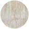 Homeroots 8' Beige And Ivory Round Abstract Washable Indoor Outdoor Area Rug 613322 - alternate 1