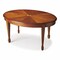 Homeroots 38" Brown Wood Oval Coffee Table 389917 - alternate 1