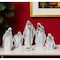 Homeroots Set of Six White And Silver Resin Christmas Nativity Figurines, 6PK 634114 - alternate 3