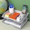 Acrimet Facility 2 Tier Letter Tray Side Load Letter Size A4 Desktop File Organizer Plastic White 253.6 - alternate 4