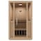 Steamspa 2-Person Carbon FAR Infrared Hemlock Wooden Indoor Sauna Room with LED Touch Control Panel SC-SS0011-0S - alternate 1