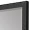 Homeroots 32" Black Hammered Geometric Framed Accent Mirror 632840 - alternate 2