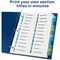 Avery Dividers, Toc, Dblclm, 24Tab 24PK AVE11321 - alternate 2