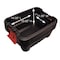 Rubbermaid ActionPacker 8 gal Black Storage Tote 12.1 in. H X 14.1 in. W X 20 in. D Stackable RMAP080000 - alternate 3