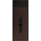 Vdomdoors Front Exterior Prehung Steel Door Ronex1277 Brown Transom Window Sidelite Entry Metal Modern RONEX1277EXD-BRW-W36xH80+16-LH-I - alternate 1