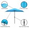 Pure Garden 9ft Half Umbrella, Brilliant Blue 50-LG1037 - alternate 2