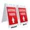 Signmission Additional Parking With Up Arrow, A-Frame & 2 Decals Installed, Heavy-Duty Plastic Frame SBHD-D-2436-AdditionalParkingWithUpArrow - alternate 4