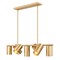 Z-Lite Lumina Modern Gold 7 Light Linear Chandelier 7520-7L-MGLD - alternate 1