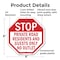Signmission Stop Private Road Residents and Gue, 6 Inch X 6 Inch, Plastic Sign OC-P-6-83 - alternate 4