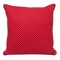 Homeroots 18" Red and White Cotton Reversible Throw Pillow 529292 - alternate 4