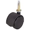 Prosource Caster, 2 in Dia Wheel, 2 in W Wheel, Nylon Wheel, Black, 75 lb, Nylon Housing Material JC-F07-PS - alternate 1