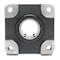 Moline Bearing 4 Holes, Square Housing, 4 Bolt Flange Bearing, Tapered Roller, 1-1/4 in Dia, Cast Iron, Set Screw 19311104 - alternate 4