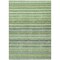 Homeroots 3' X 5' Artichoke Green And Olive Green Striped Washable Indoor Outdoor Area Rug 577787 - alternate 5
