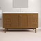James Martin Vanities Laurent 60" Single Vanity, Honey Oak w/ 3 CM White Zeus Silestone Top 545-V60S-HNO-3WZ - alternate 7