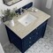 James Martin Vanities Brittany 36" Single Vanity, Victory Blue, w/ 3 CM Tajnar Eclos Top 650-V36-VBL-3TJR - alternate 3