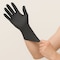 Approved Vendor Disposable Gloves, 4 mil Palm, Nitrile, Powder-Free, S, 10 PK, Black BLK4MILBNitrileSC - alternate 5