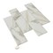 Apollo Tile Chiffon White 11.5 in x 11.5 in Recycled Glass Matte Floor and Wall Subway 9.18 sqft/case, 10PK APLNNR8801CLA - alternate 6