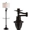 Jonathan Y Cora 60" Modern Metal LED Floor Lamp w/Integrated Glass Side Table and Swing Arm, Oil Rubbed Bronze/C JYL3055C - alternate 6