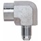Gates Male JIC 37 Flare to Female Pipe NPTF - 90 SAE to SAE G60514-0806 - alternate 2