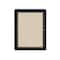 Ghent Ovation 1 Door Enclosed Fabric Bulletin Board, Black Frame, 3'H x 2'W, Beige OVK1-F90 - alternate 1