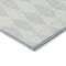 Homeroots 5' X 8' Silver And Ivory Geometric Washable Indoor Outdoor Area Rug 577110 - alternate 5