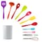 Megachef Mulit-Color Silicone Cooking Utensils, Set of 12 MGSP-901 - alternate 1
