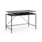 Homeroots 43" Gray and Black Writing Desk 543758 - alternate 1