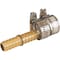 Landscapers Select Hose Mender with Clamps, 1/2 in, Male, Brass, Brass and Silver GB91053L - alternate 2