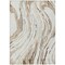 Homeroots 10' X 14' Ivory Beige And Brown Abstract Washable Indoor Outdoor Area Rug 600239 - alternate 6