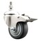 Service Caster 3.5 Inch 316SS Thermoplastic Rubber Swivel 1/2 Inch Stem Caster Total Lock Brake SCC-SS316TSTTL20S3514-TPRB-121315 - alternate 1