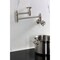 Kingston Brass Wall Mount Pot Filler Faucet, Brushed Nickel KS3108RX - alternate 4