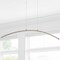 Jonathan Y Roxanna 41.5" Dimmable Adjustable Integrated LED Metal Linear Pendant, Chrome JYL7012A - alternate 4