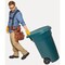 United Solutions 50 Gal. Green Plastic Wheeled Outdoor Trash Can with Lid MTTB0135 - alternate 1