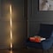 Jonathan Y Pilar 63.75" LED Integrated Floor Lamp, Gold JYL7006B - alternate 7